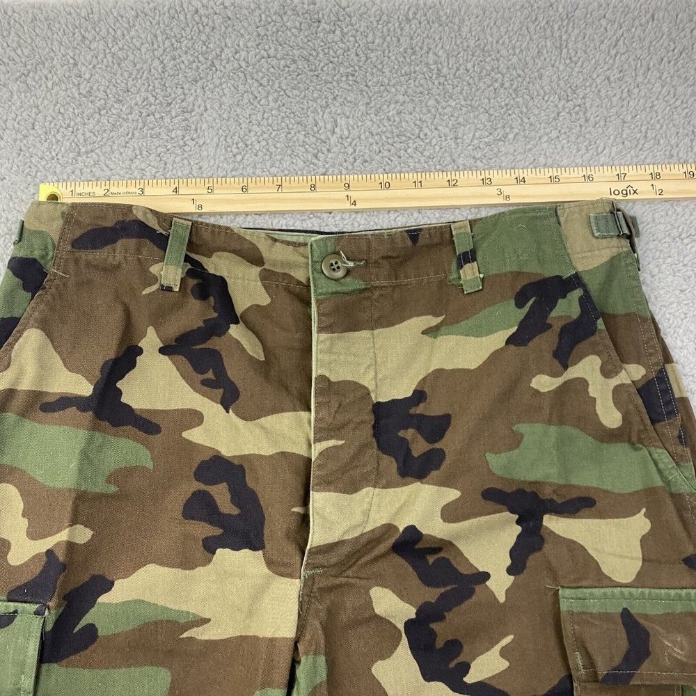 Military Trousers Woodland Camo Uniform Pants Size Medium Regular - Picture 6 of 7